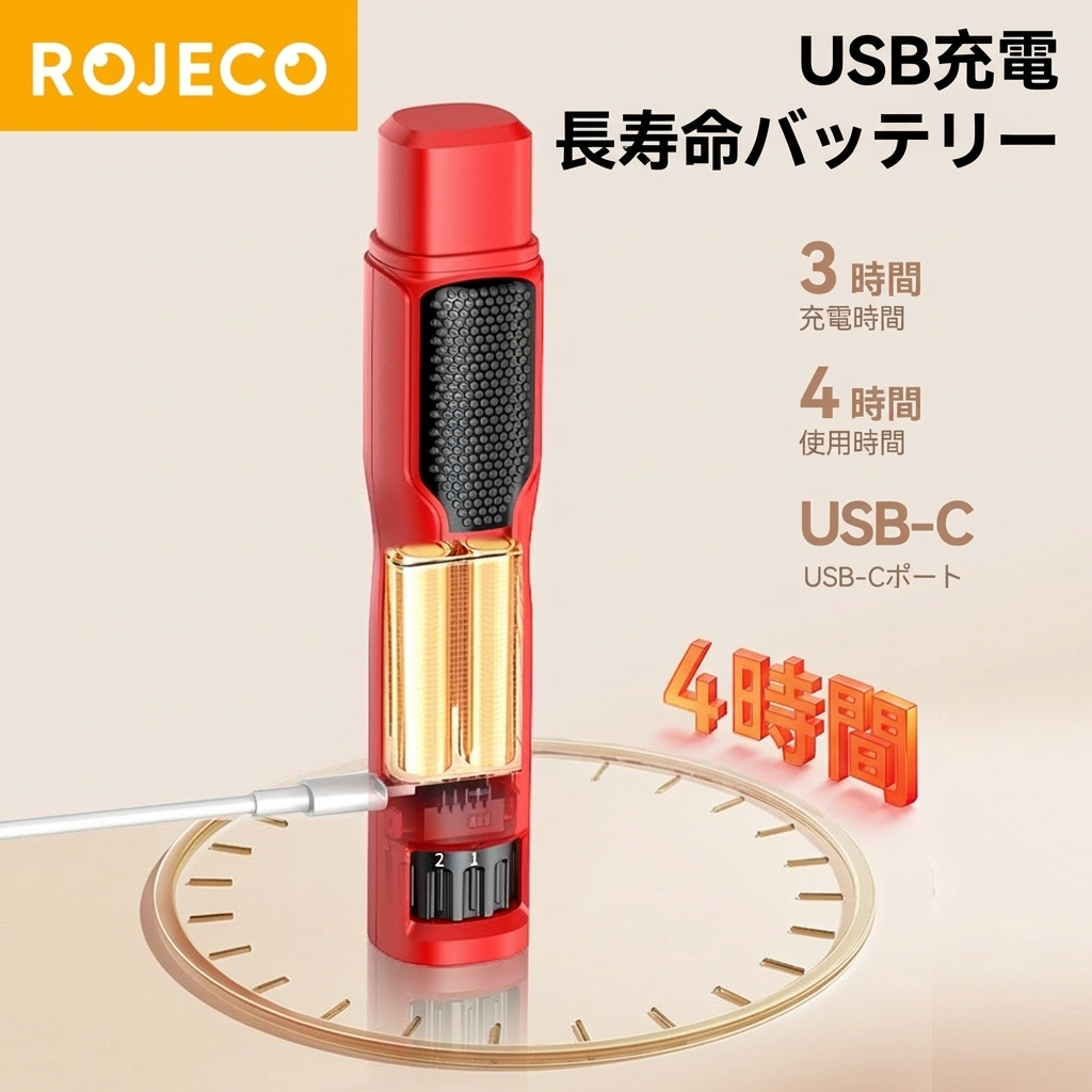 ROJECO Cyclone™ プレミアム ペット電動ネイルグラインダー
