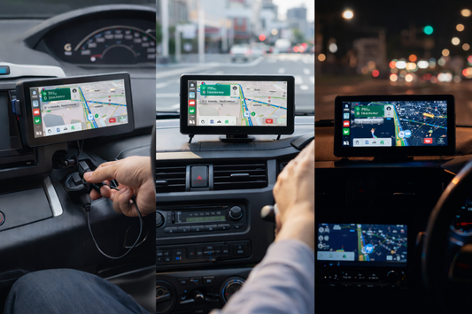 hippcron 正規取扱モデル 10.26インチ ワイヤレスCarPlay対応 カーディスプレイ｜Android Auto・Bluetooth搭載